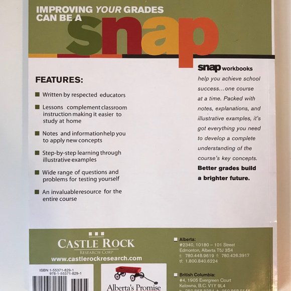 Alberta Curriculum Chemistry Workbook - Picture 2 of 2